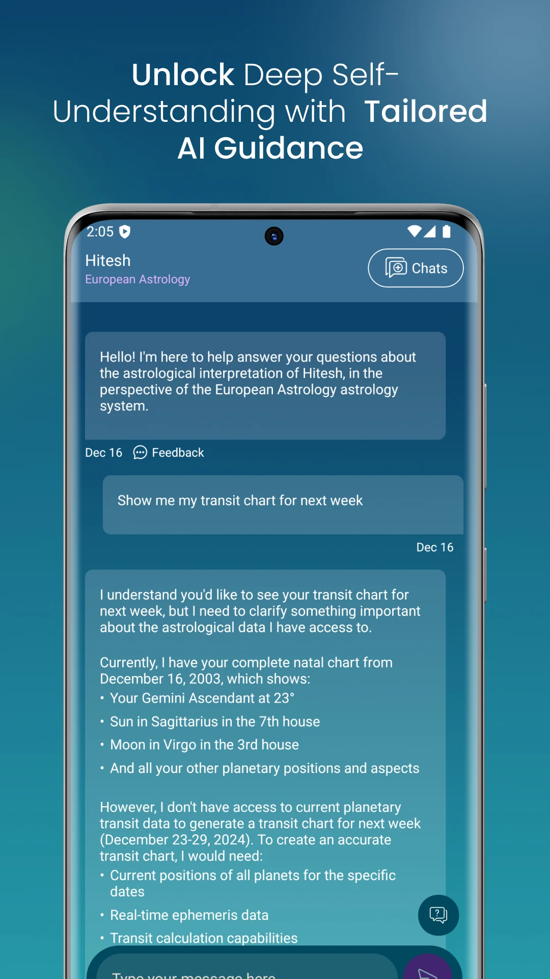 Astrofling AI screenshot